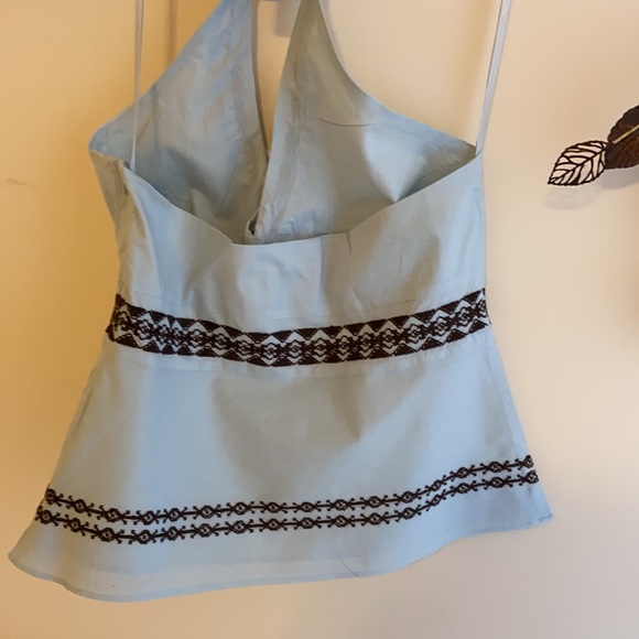 Light blue halter neck top. - Picture 4 of 4